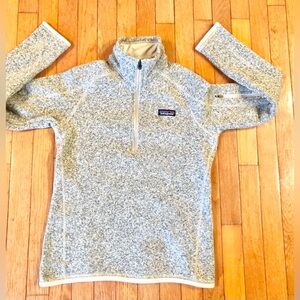 Patagonia Tan Better Sweater pullover 1/4 zip Size Small - EUC